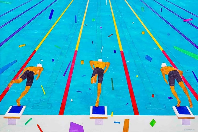 Kirill Kipyatkov a jeho exploze barev v umění i ve sportu