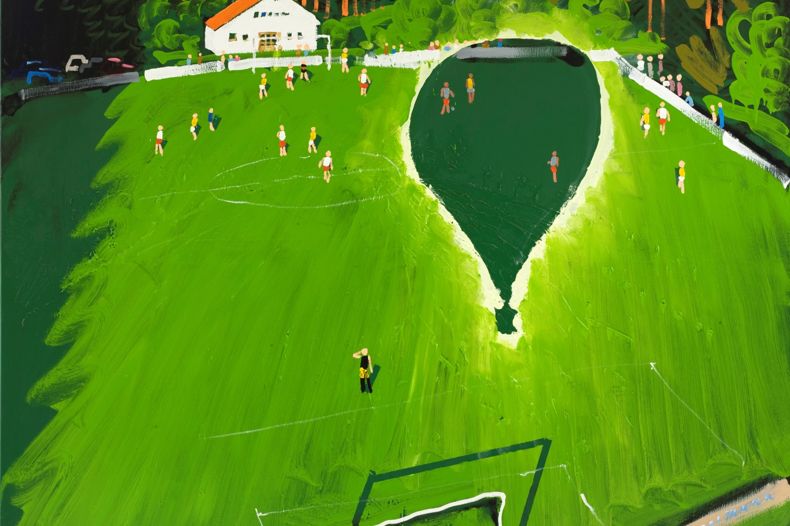 Na kopanou do galerie. Výstava v Chebu zkoumá zobrazení fotbalu v českém výtvarném umění