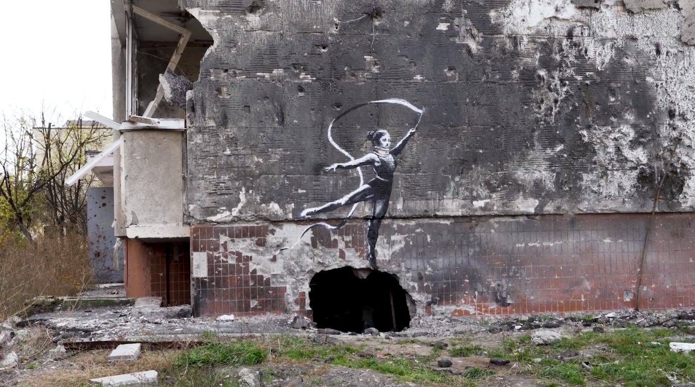 Banksy, Irpiň, zdroj: Graffitistreet