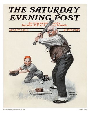 Norman Rockwell, ilustrace pro týdeník The Saturday Evening Post, 1916, zdroj: Wikimedia