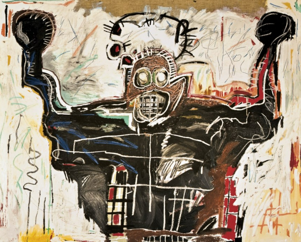 Jean-Michel Basquiat: Untitled/Boxer (Bez názvu/Boxer), 1982. Zdroj: Christies