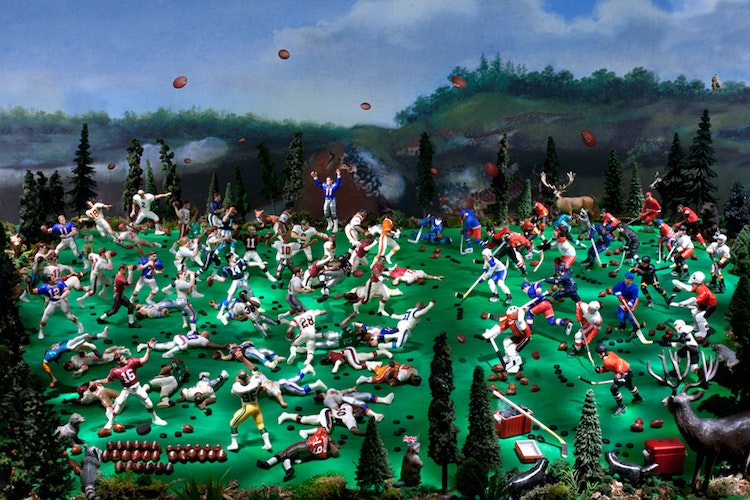 Diana Thorneycroft, The Battle of Queenston Heights (War of 1812), 2013. Zdroj: dianathorneycroft.com