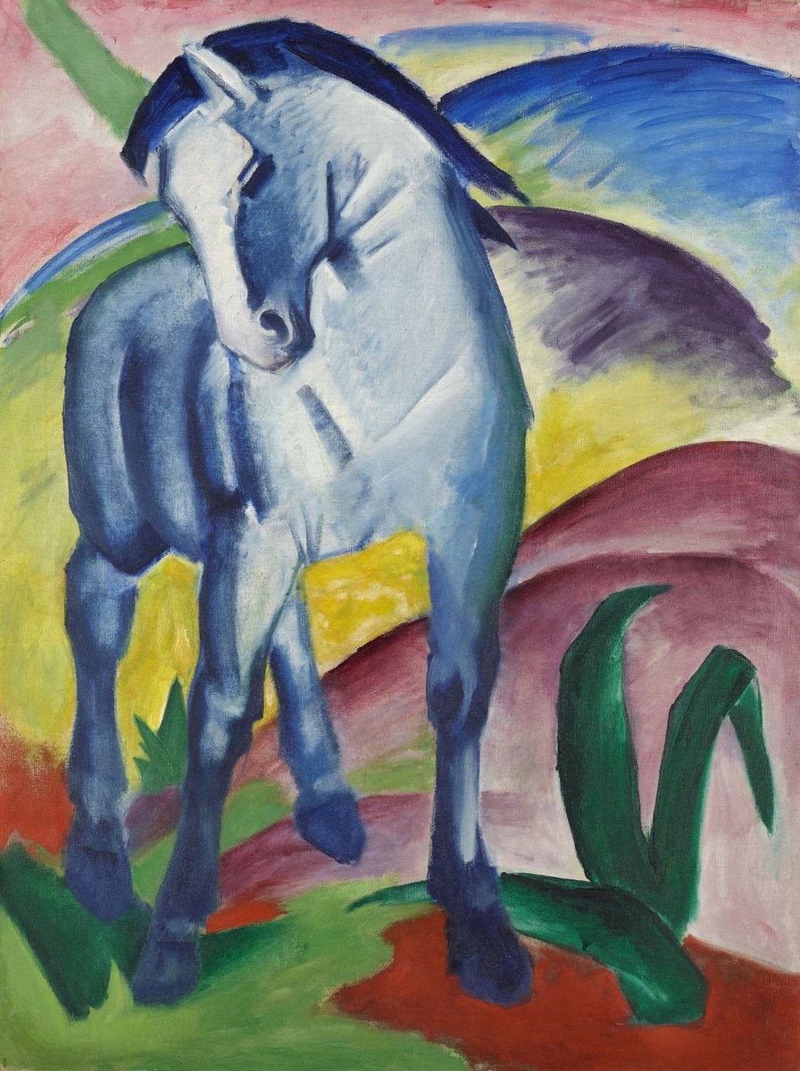 Franz Marc, Blue Horse I. Zdroj: Daily Art Magazine