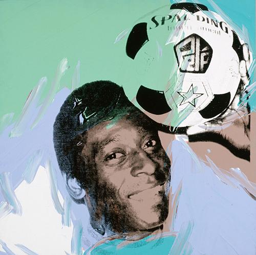 Pelé, Andy Warhol. Source: University of Maryland Art Gallery