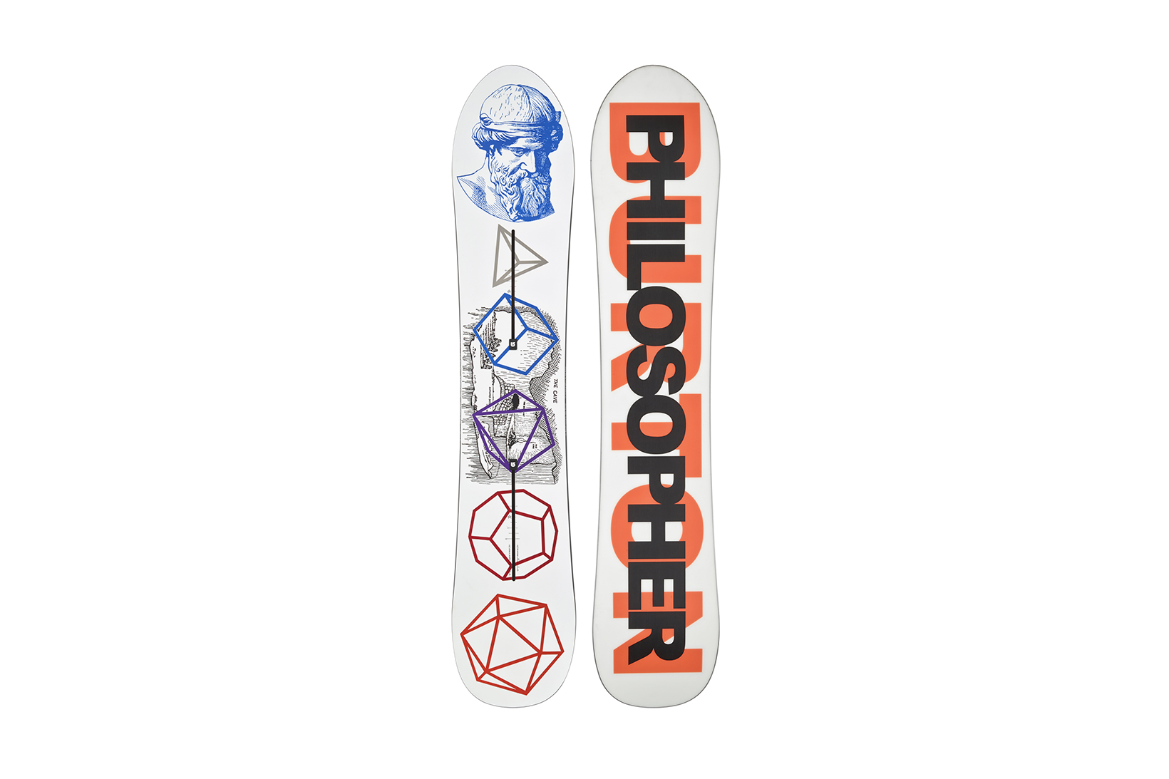 The Philosopher, zdroj: hypebeast.com/2016/12/jeff-koons-burton-snowboard