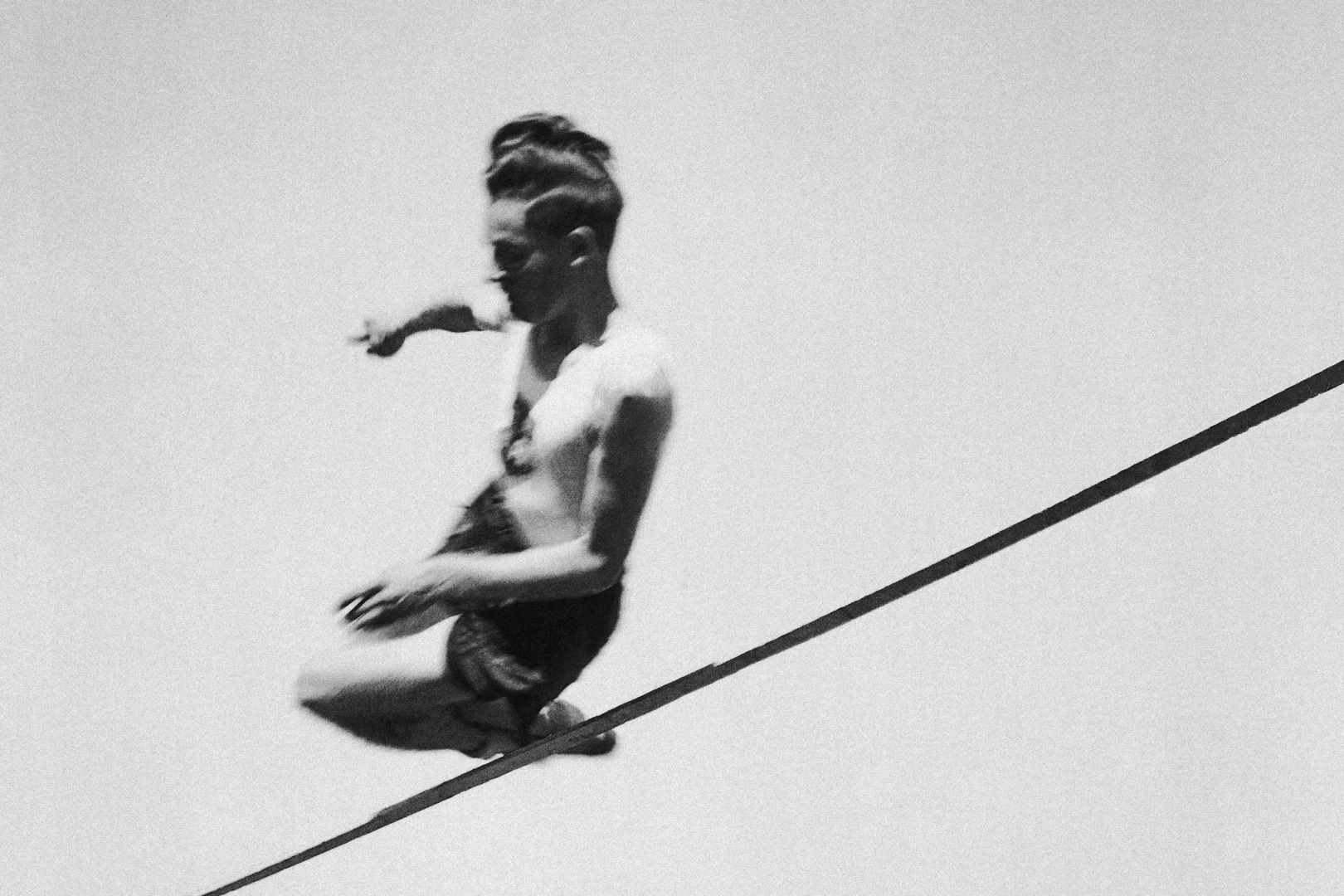 Karel Malich, skok do výšky, 1943