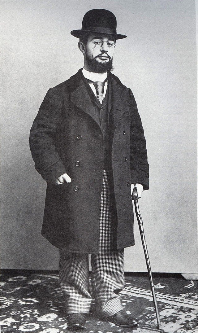Henri Toulouse- Lautrec, foto: Paul Sescau, 1894. Zdroj: wikimedia