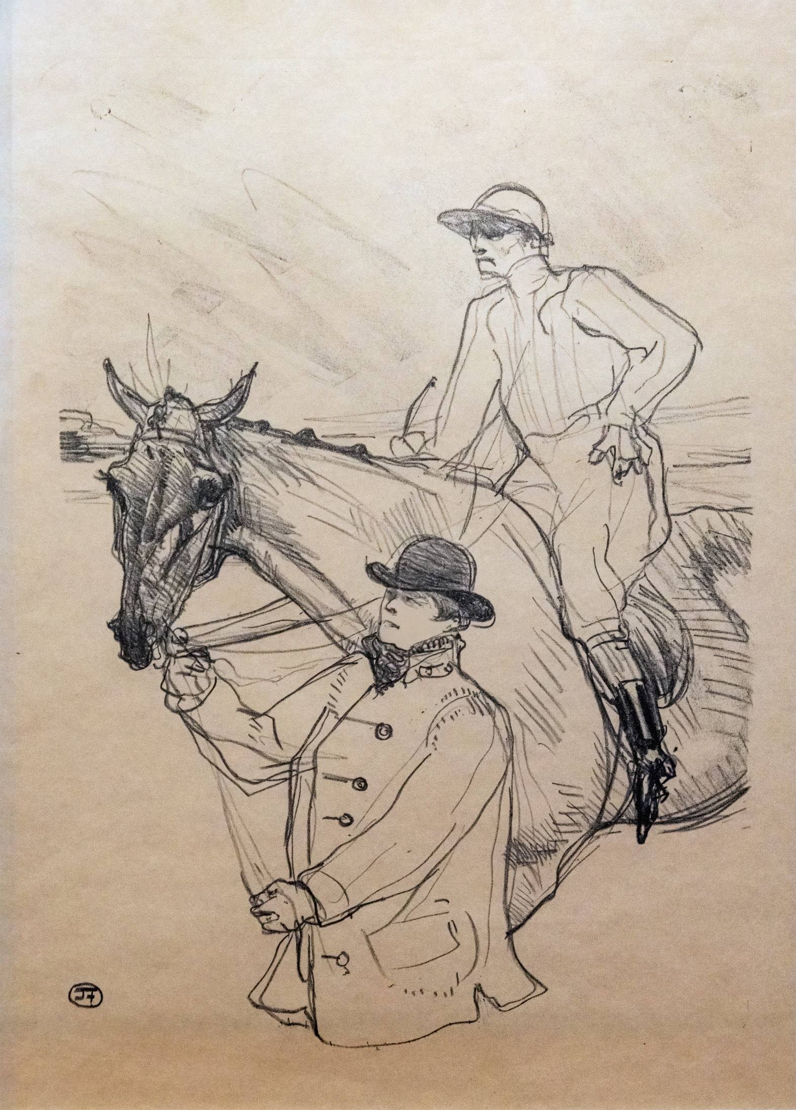 Henri Toulouse-Lautrec, Jockey going to the start, 1899. Source: wikimedia