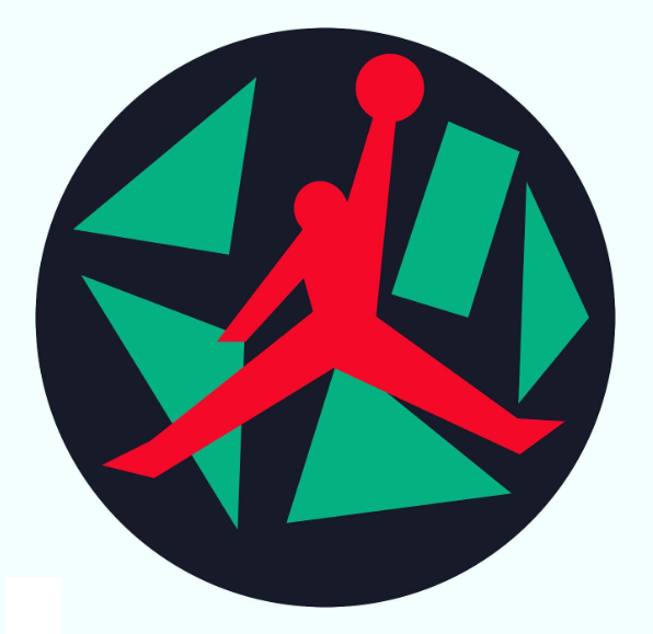 Stylised Jumpman Logo by Nina Chanel Abney. Source: Highsnobiety