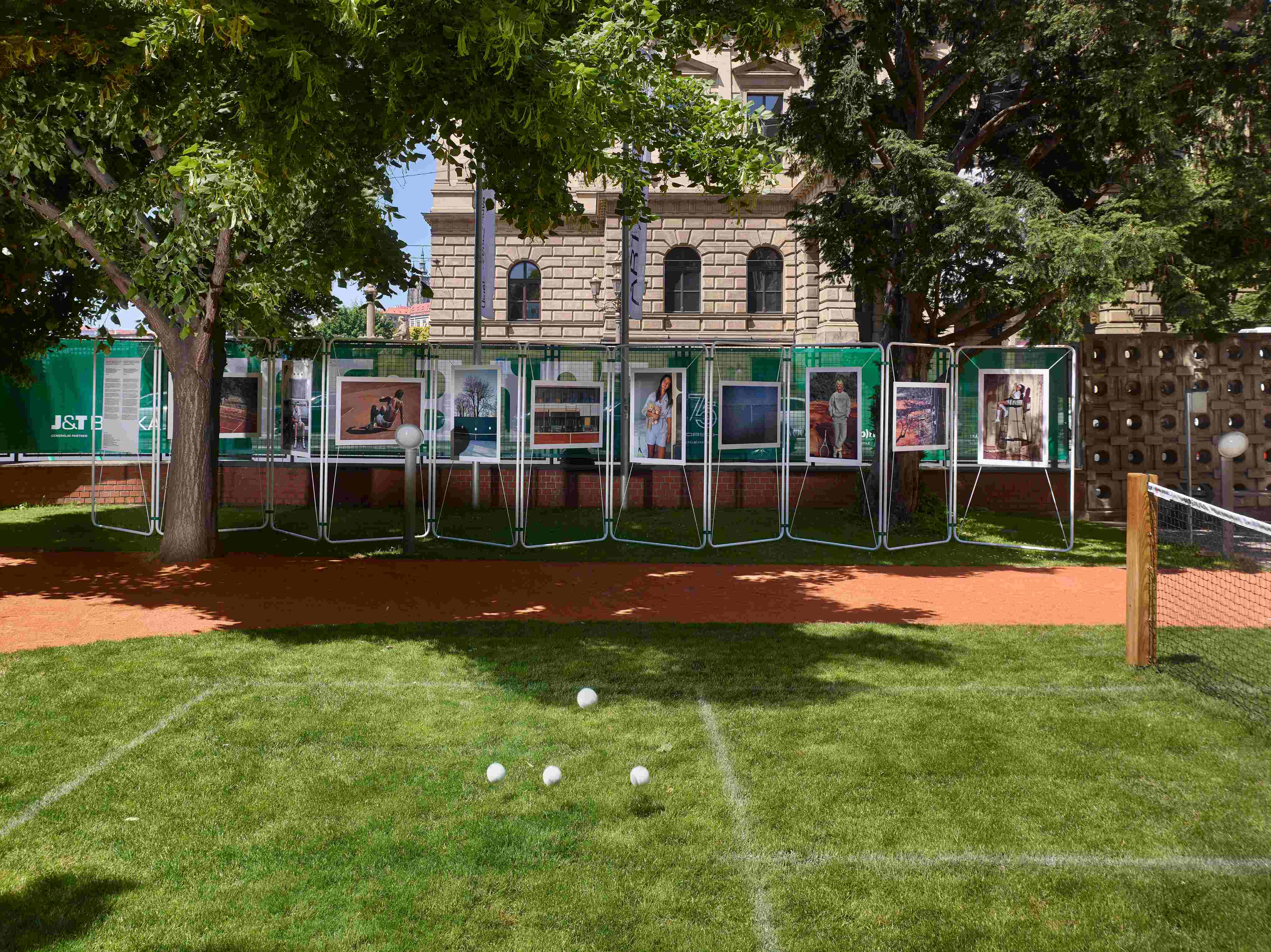 A look into the Tennis Garden exhibition. Photo: Filip Šlapal