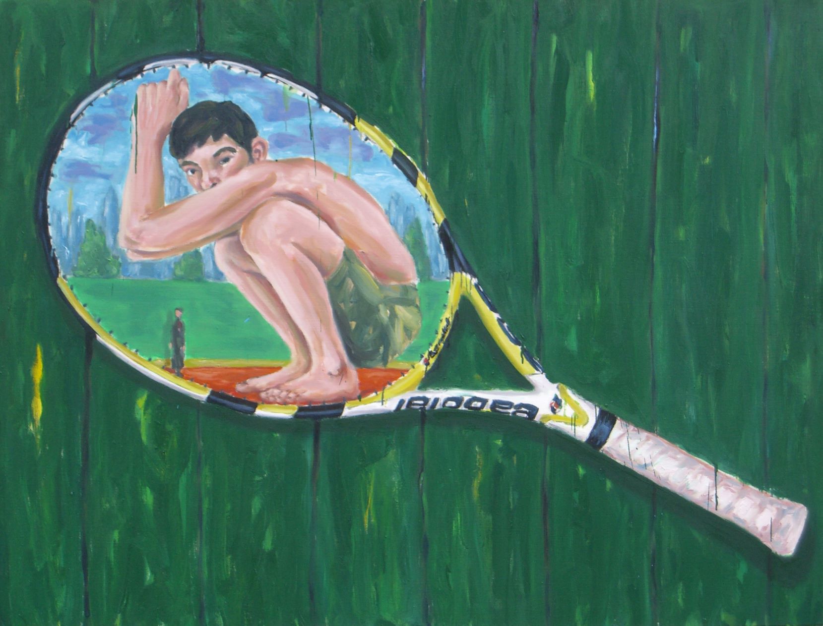 Roman Franta, GRAND SLAM, Australian Open - Mueck, 2008. Zdroj: web autora