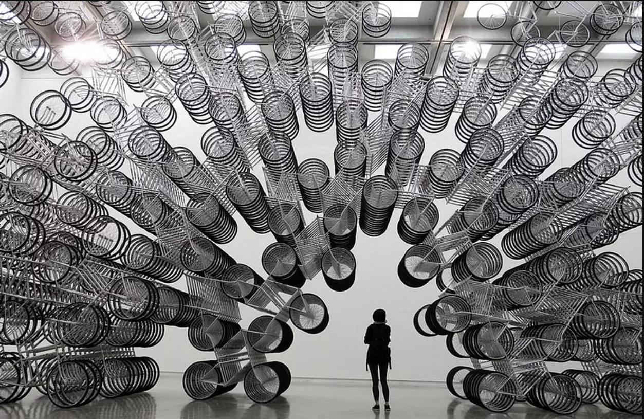 Ai Weiwei: Forever Bicycles. Source: Desigh Is This