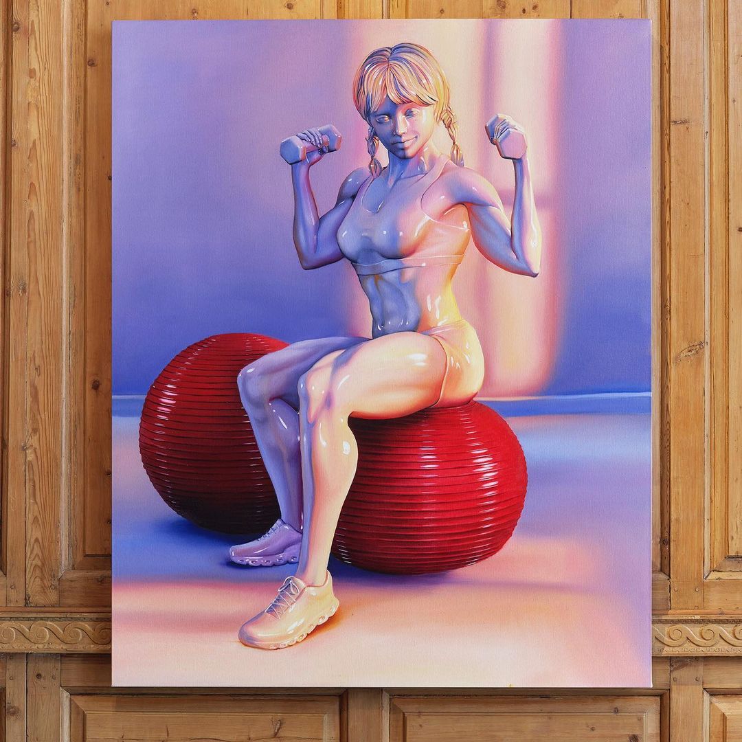 Emma Stern, výstava Revenge Body, 2023, zdroj: Instagram umělkyně