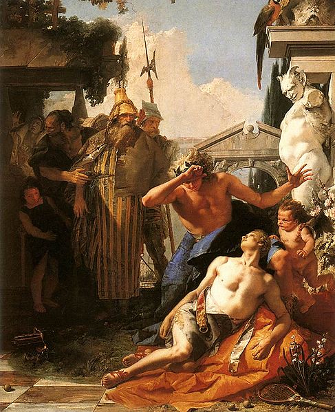Giovanni Battista Tiepolo, The Death of Hyacinthos . Source: Tennis Buzz